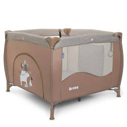 Манеж дитячий для ігор El Camino ARENA Sand Len ME 1030 вхід на змійці бежевий
