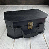 Чоловіча подарункова валізка для набирання подарунків, скринька без наповнення, фото 6