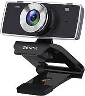 WEB-камера Gemix F9 black+мікрофон Гарантія 6 місяців