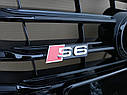 Решітка радіатора Audi A6 C7 2011-2014 стиль Audi S6 Black, фото 4