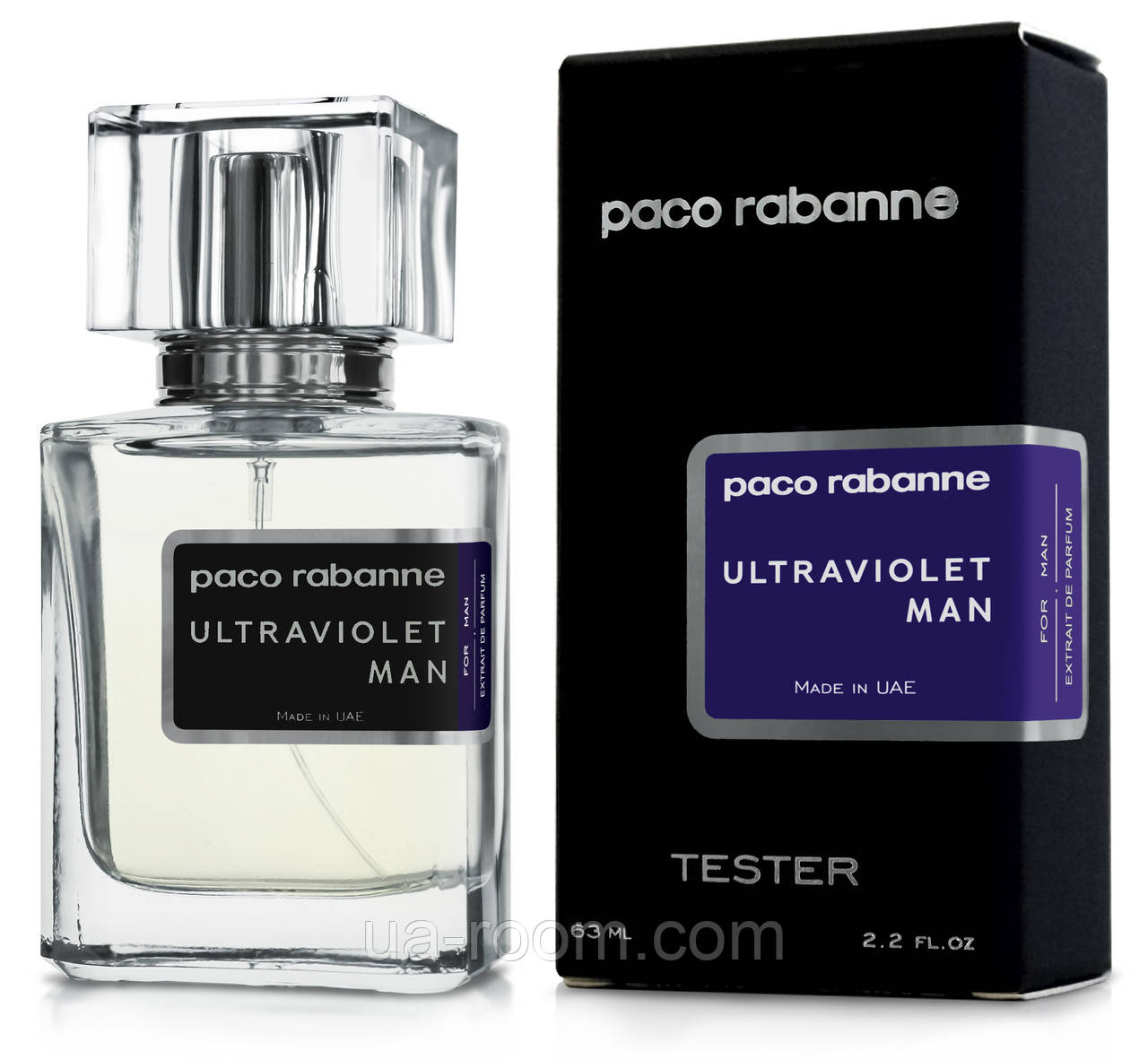 Тестер чоловічий Paco Rabanne Ultraviolet Man, 63 мл., фото 1