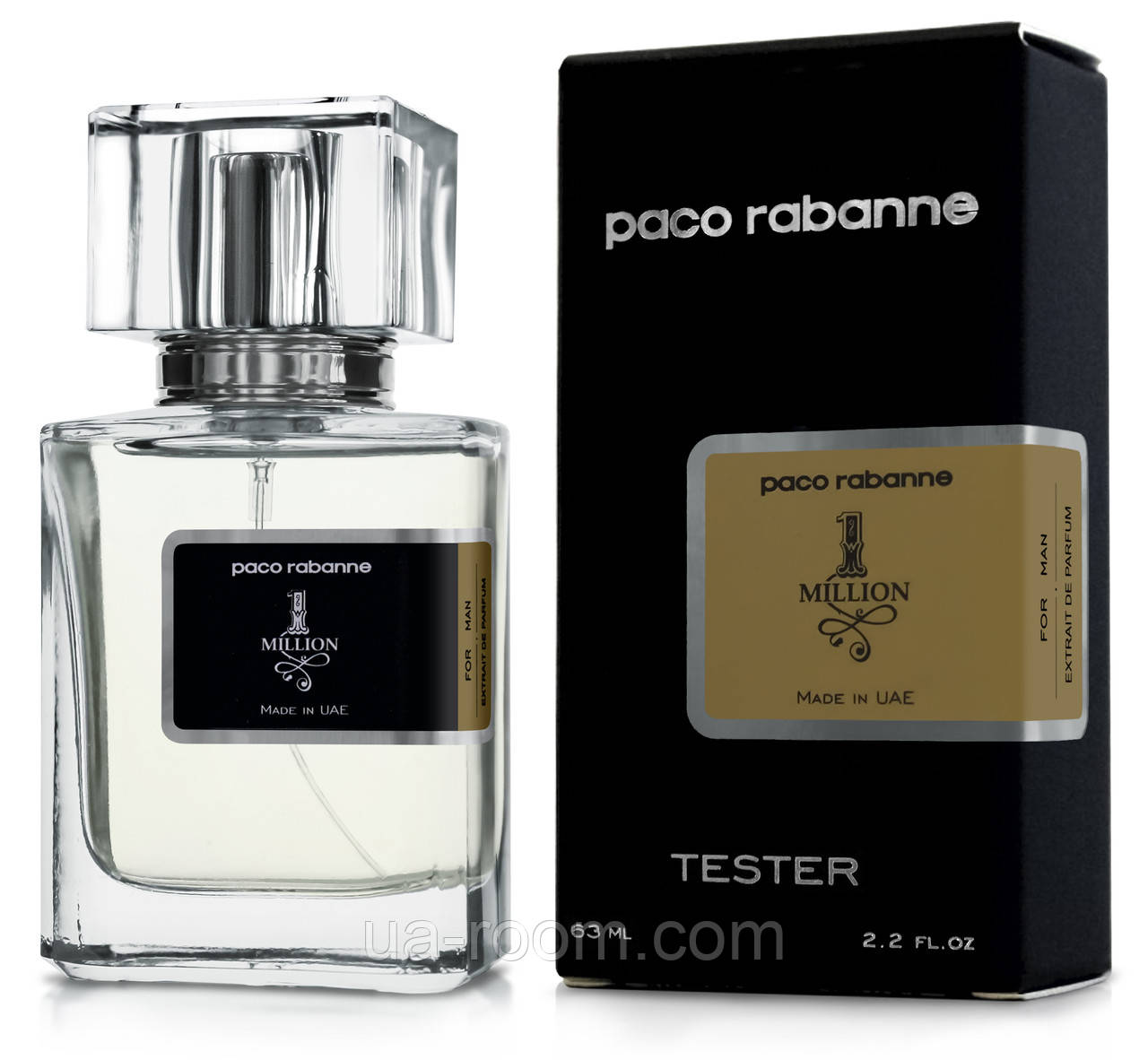 Тестер чоловічий Paco Rabanne 1 Million, 63 мл.