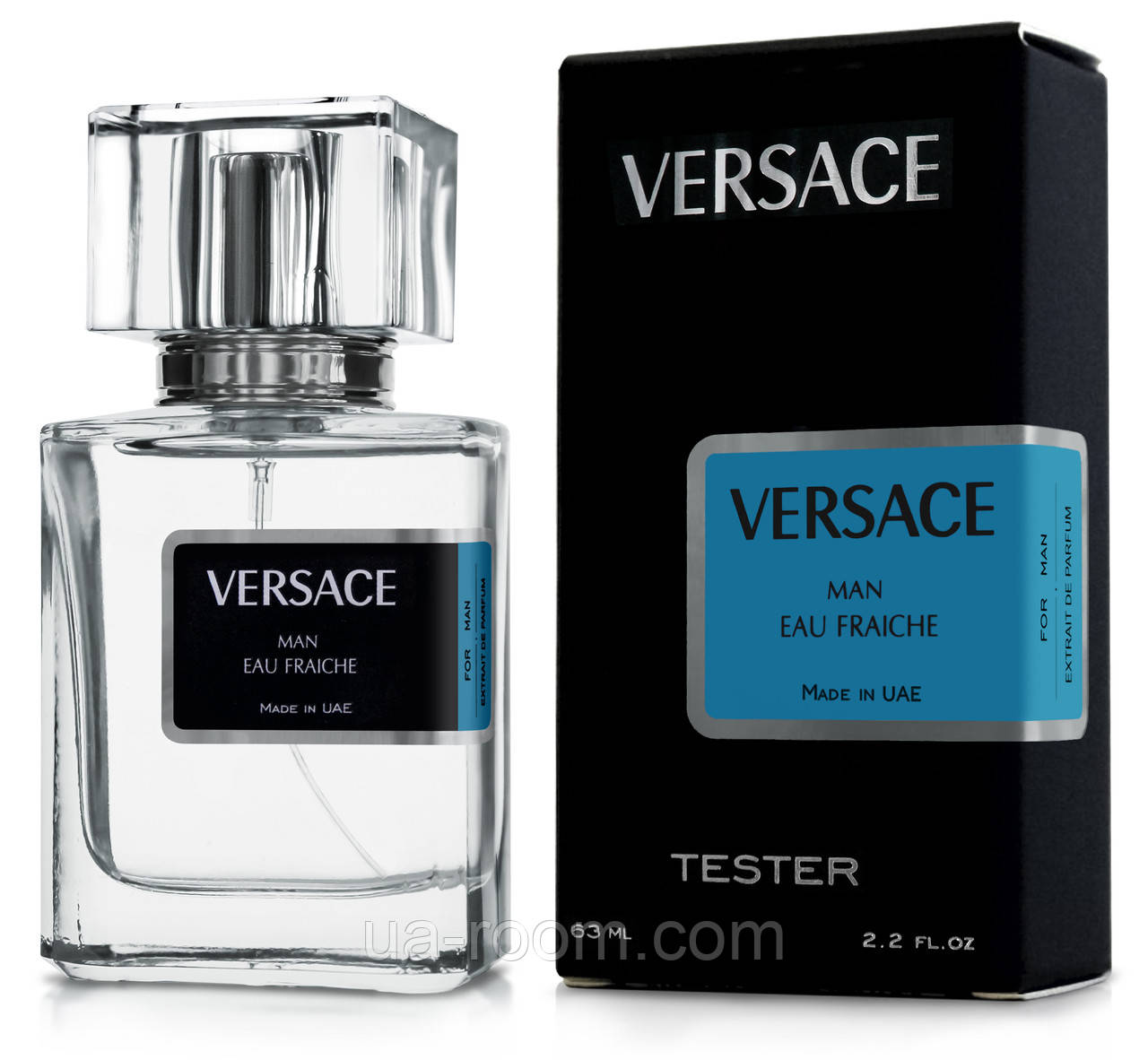 Тестер чоловічий Versace Man Eau Fraiche, 63 мл