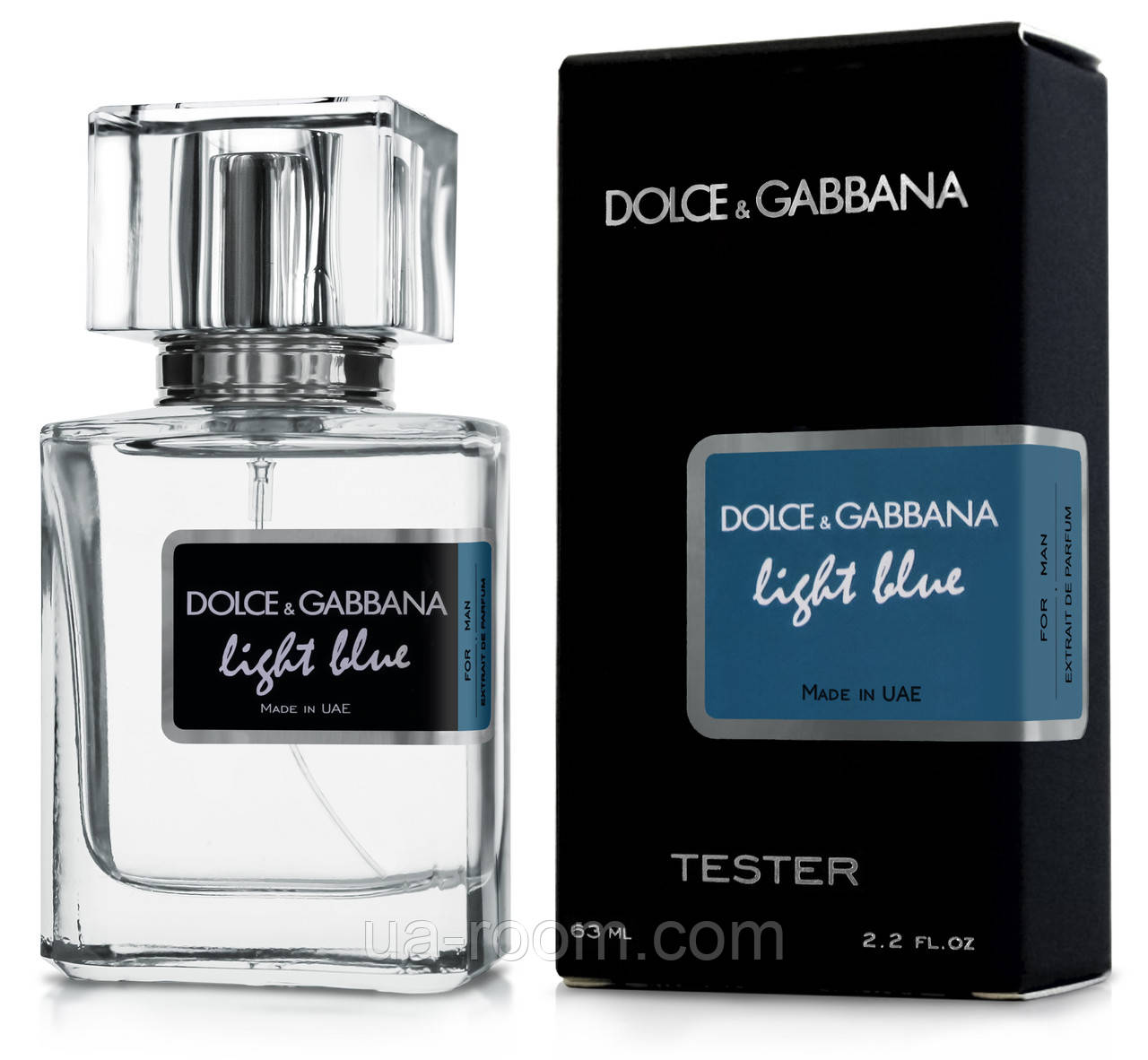 Тестер чоловічий Dolce&Gabbana Light Blue Pour Homme, 63 мл.