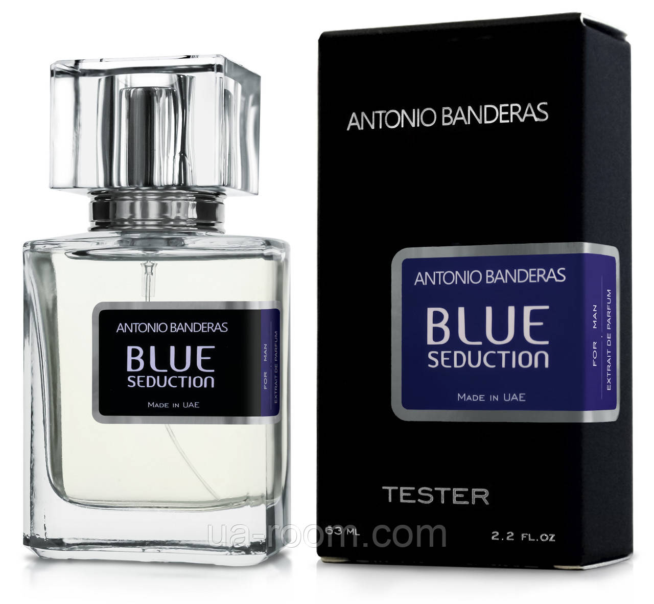 Тестер чоловічий Antonio Banderas Blue Seduction for Men, 63 мл.