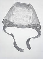 Чепчики для новонароджених у пологовий будинок однотонні утеплені