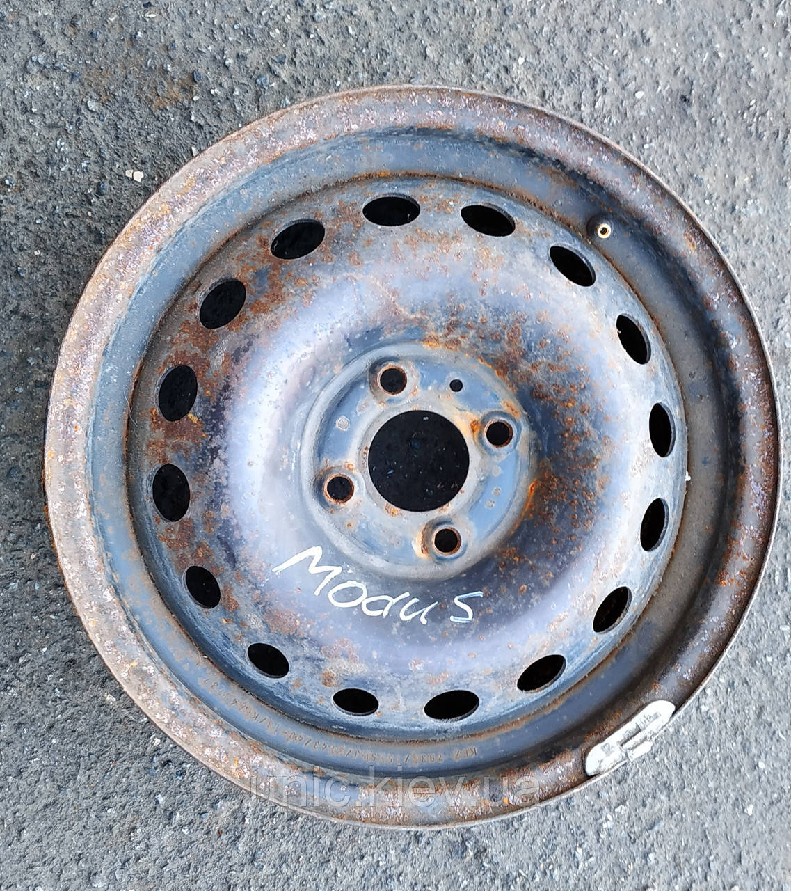 Диск колісний сталевий KFZ 7935 R15 Рено Модус б/в