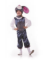 Дитячий карнавальний костюм "Зайка" сірий заєць