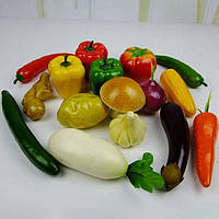 Штучні овочі муляжі