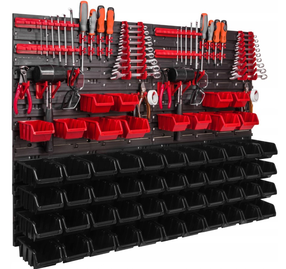 Панель для інструментів Kistenberg 115*78 см + 56 контейнерів, фото 1