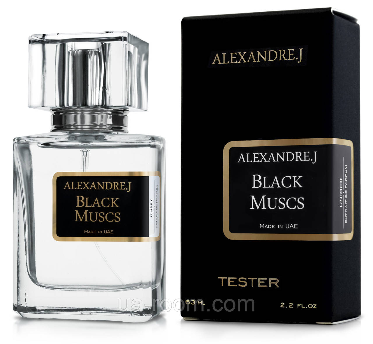 Тестер унісекс Alexandre J Black Muscs, 63 мл
