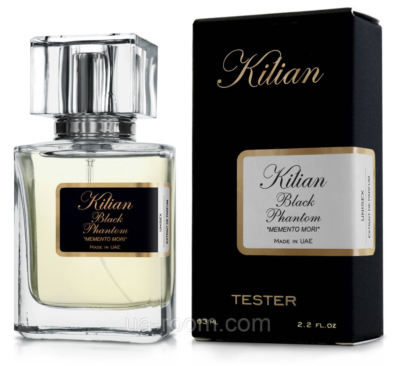 Тестер унісекс Kilian Black Phantom "Memento mori", 63 мл.