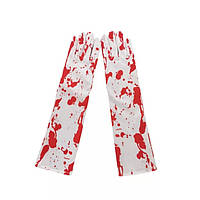 Одяг для Хеллоуїна рукавички one size біло-червоний