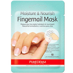 Зволожуюча і живильна маска для нігтів пальців рук Purederm Moisture & Nourish Fingernail Mask 3 г