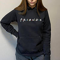 Жіноче худі. Тепла толстовка з капюшоном. Friends. Друзі