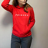 Жіноче худі. Тепла толстовка з капюшоном. Friends. Друзі, фото 3