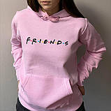 Жіноче худі. Тепла толстовка з капюшоном. Friends. Друзі, фото 4