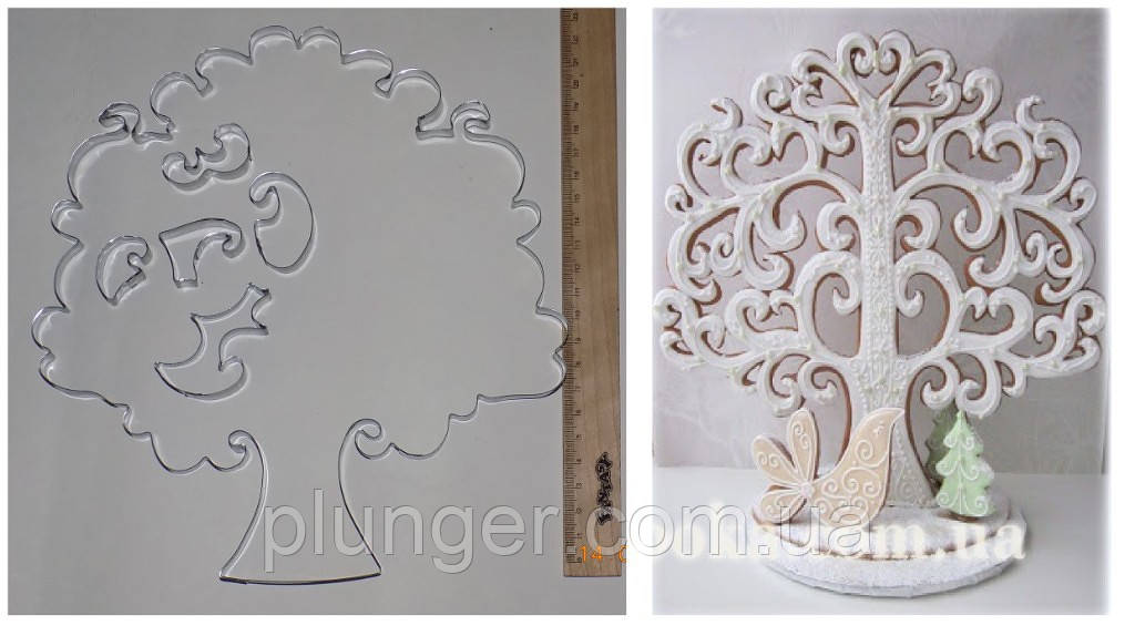 Набір вирубок для пряника Дерево, фото 1