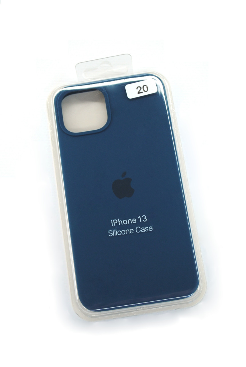 Чохол для телефону iPhone 13 Silicone Case original FULL №20 blue mist (4you)
