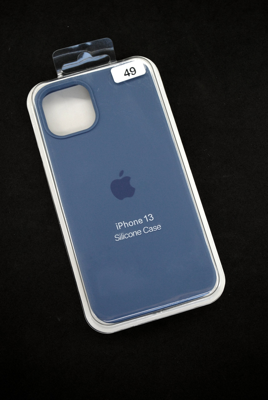 Чохол для телефону iPhone 13 Silicone Case original FULL №49 navy blue (4you), фото 1