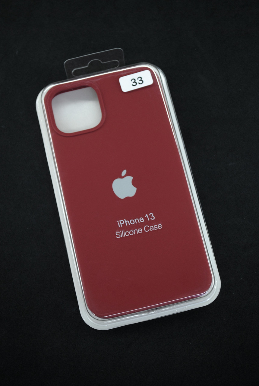 Чохол для телефону iPhone 13 Silicone Case original FULL №33 camelia white (4you)