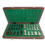 Шахи Турнірні з інкрустацією-5 з натурального дерева 490*490 мм, фото 3