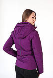 Жіноча зимова куртка оригінальна Snow headquarter термокуртка гірськолижна тепла на зиму, фото 4