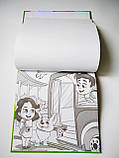Розмальовка | Розмальовка для скетч маркерів | Скетчбук | Альбом розмальовка для скетчинга Little Princess |, фото 5