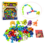 Конструктор на присосках Sibelly, 77 деталей, LSB7002 | Конструктор липучки, фото 3