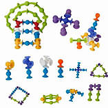 Конструктор на присосках Sibelly, 77 деталей, LSB7002 | Конструктор липучки, фото 4