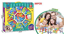 Конструктор на присосках Sibelly, 90 деталей, LSB7006  ⁇  Конструктор липучки