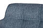 Лаунж-банкетка зі спинкою Nicolas Oliva синього кольору з тканинної оббивкою для вітальні в стилі модерн, фото 7