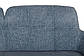 Лаунж-банкетка зі спинкою Nicolas Oliva синього кольору з тканинної оббивкою для вітальні в стилі модерн, фото 8