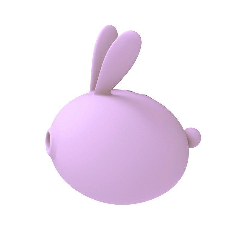Вакуумний кліторальний стимулятор із вібрацією KisToy Miss KK Purple, 8,3x5,8 см.