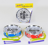 Детский игрушечный музыкальный пластиковый Барабан 2 палочки Metr+ 666 Е-2