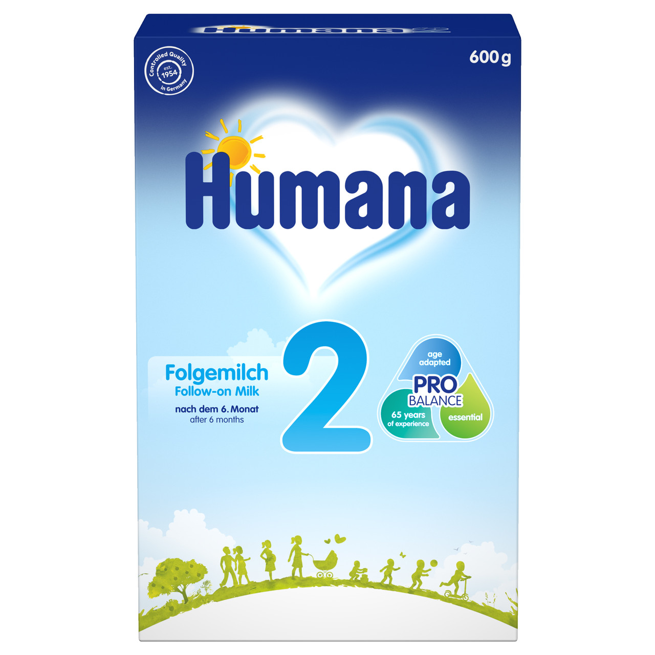 Молочна суха суміш HUMANA 2 600 гр.