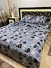 Комплект постільної білизни Мурчики, фото 2