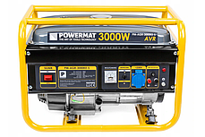 Генератор бензиновий 3 кВт Powermat PM-AGR-3000KE PM0594, фото 3