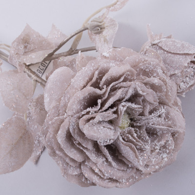 Квіти роза англійська засніжена з бутоном №5061 - фото 2 - id-p1500182318