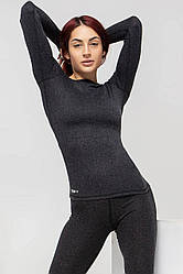 Жіноча термофутболка з віскози і вовни TOTALFIT Light TWR1-V9 темно-сірa (розміри: XXL-5XL)