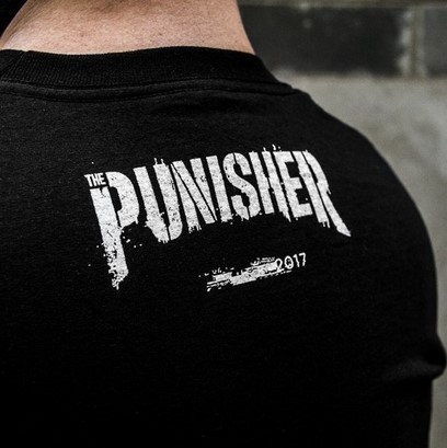 Футболка с принтом каратель "PUNISHER" Black - фото 4 - id-p612758059