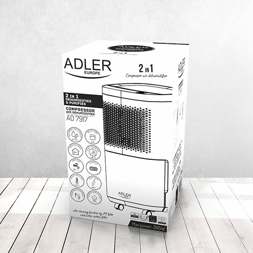 Осушитель воздуха компрессорный Adler AD-7917 S - фото 6 - id-p1500199238