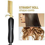 Гребінець-випрямляч для волосся High Heat Brush 7951, чорний (SH018246), фото 6