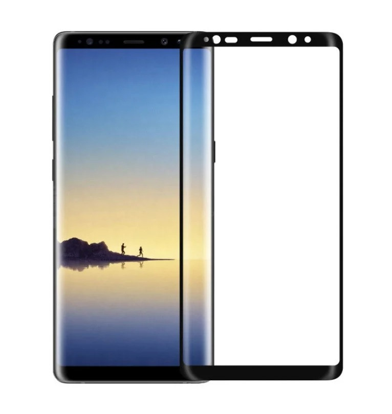 Захисне скло Mocolo 5D Full Glue для Samsung Galaxy Note 8 (0.33 мм) Black, фото 1