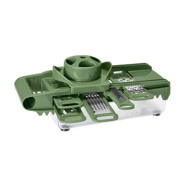 Овочерізка ручна Ernesto Multi-Purpose Grater 5 насадок зелена S