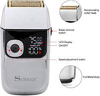 Професійний шейвер Surker Razor Cordless Silver (SK-5001-SL), фото 3