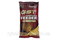 Прикормка TRAPER GST feeder 1kg Jezioro (Lake) BLACK Трапер ДжиСТ Фидер для озёрной рыбалки черная 1 кг