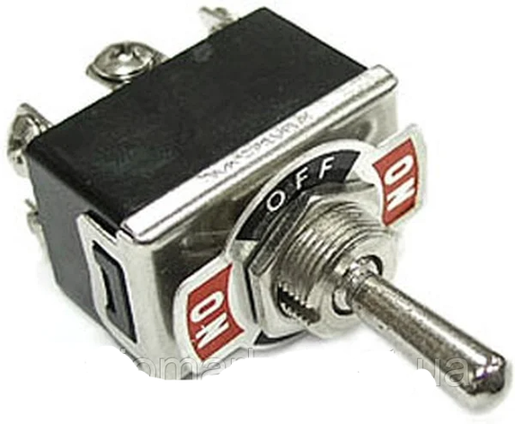 Тумблер KN3(С)-203Р (ON-OFF-ON) TCOM, 6pin, 10А, 250VAC, фото 1