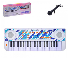 Дитячий синтезатор з мікрофоном Metr+ (блакитний)