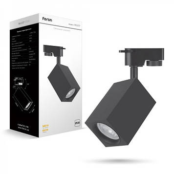 ML337 свiтильник трековий MR16/GU 10 чорний квадрат